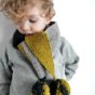 Umwickelt – Kinderschal aus Wollresten