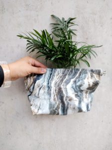 Wasserfeste Kosmetiktasche mit Schnappverschluss