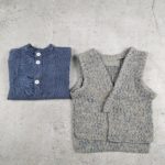 Klare Teilung – Wollpullover in Blockfarben