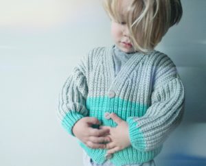 Popsicle Cardigan – Strickjacke für Kinder