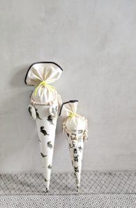 DIY Schultüte mit Dinoprint