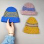 Anleitung -Strickmütze mit Streifen