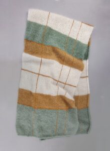 Mohair Schal mit Karomuster