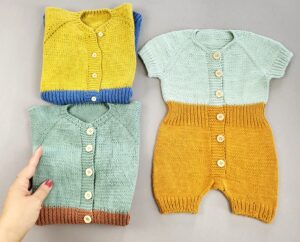 Strickanleitung zum Baby Romper Teil 1 – Oberteil