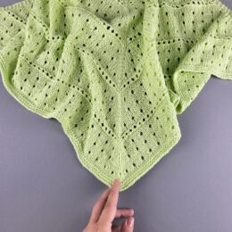 Socken in Krausrippe und Zunahmeferse