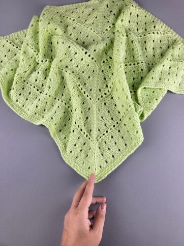 Strickanleitung Ajourtuch 2.0