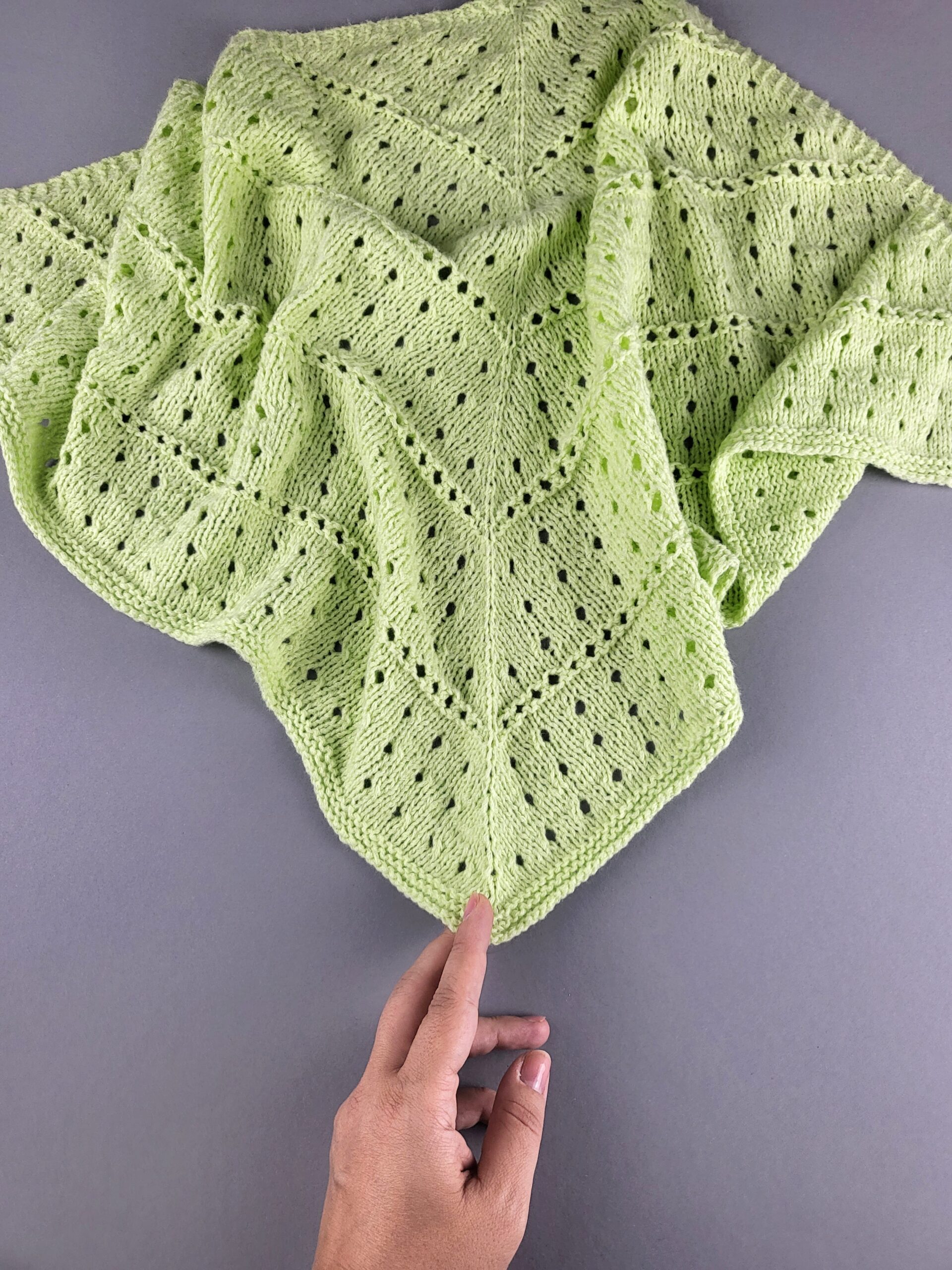 Strickanleitung Ajourtuch 2.0